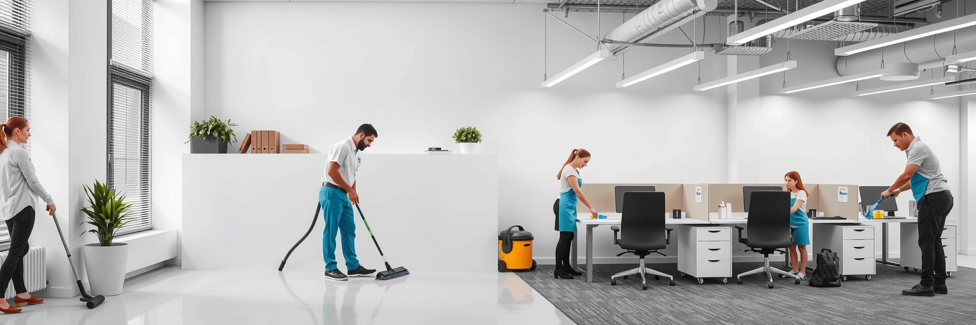 Commercial office cleaning service