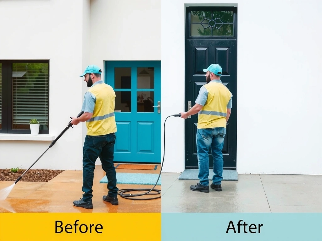 Pressure washing service