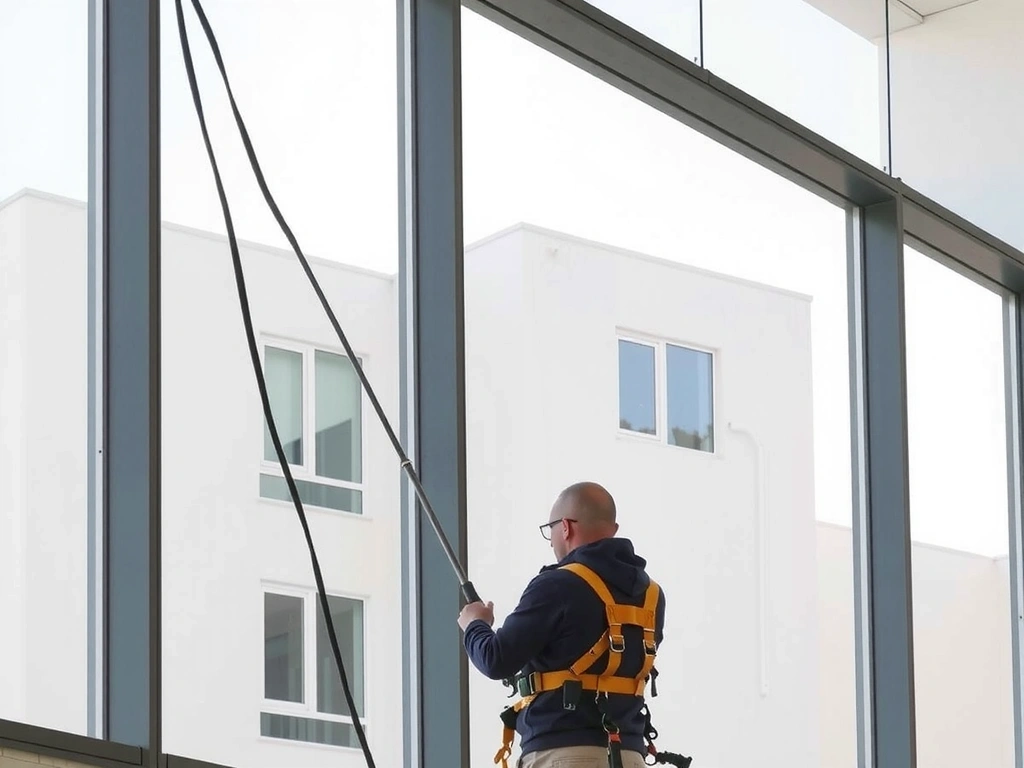 Professional window cleaning service